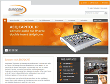 Tablet Screenshot of eurocom.fr